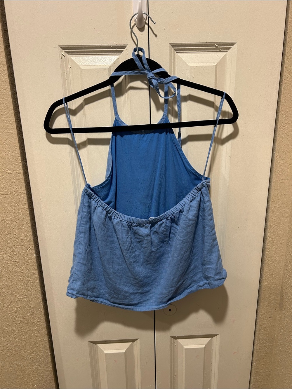 Anthropologie Bella Dahl Linen 100% Halter Neck Top , size Small - Picture 2 of 7